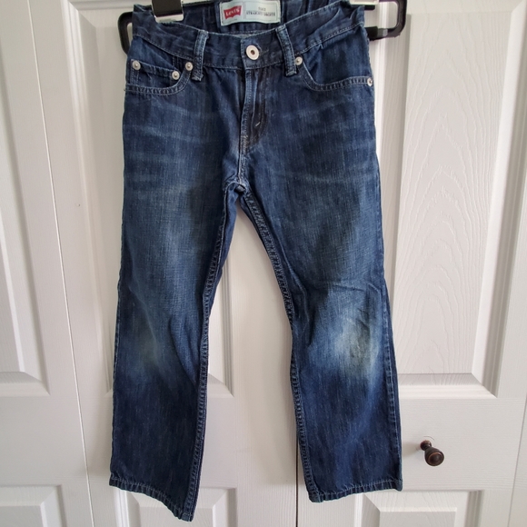 Levi's 514 Straight Jeans, Boys, Size 8 Reg - Picture 2 of 9